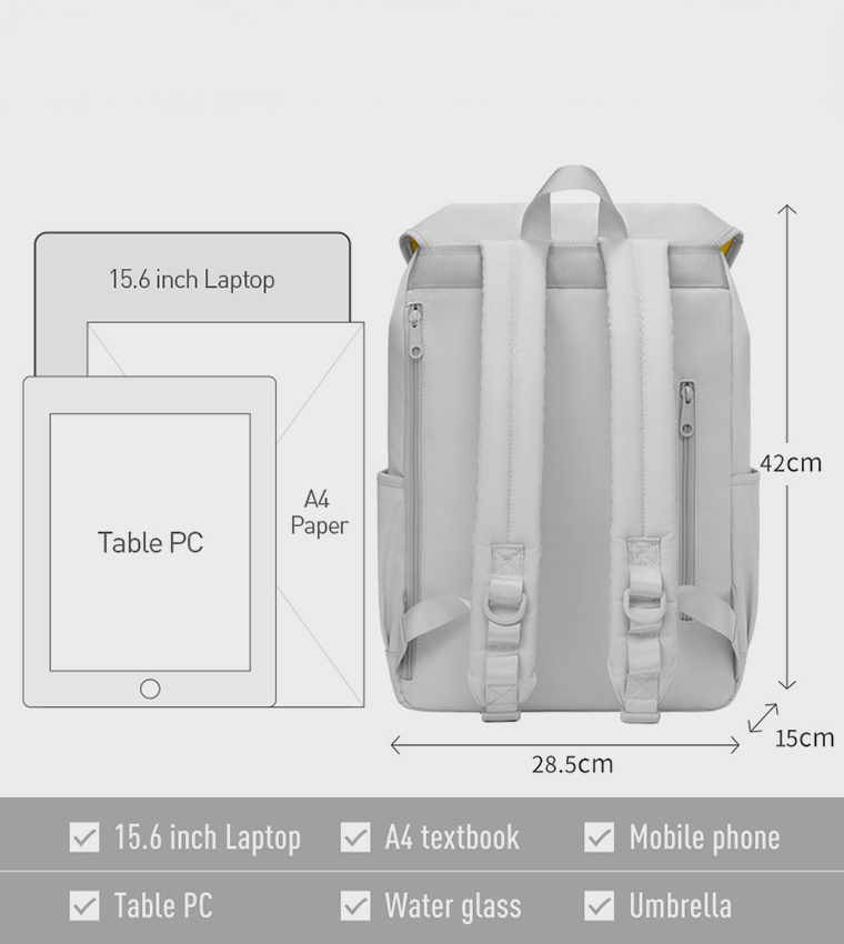 TOUR Logo Detail Backpack