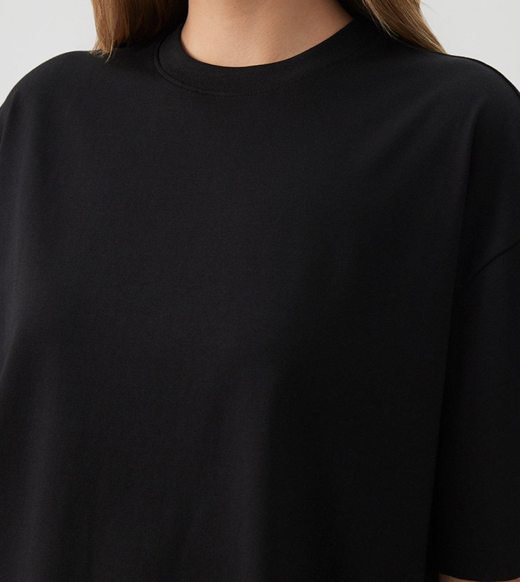 Ardene  Short Sleeve T-Shirts - BLACK Short Sleeve T-Shirts