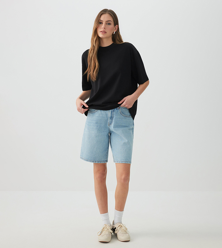 Ardene  Short Sleeve T-Shirts - BLACK Short Sleeve T-Shirts