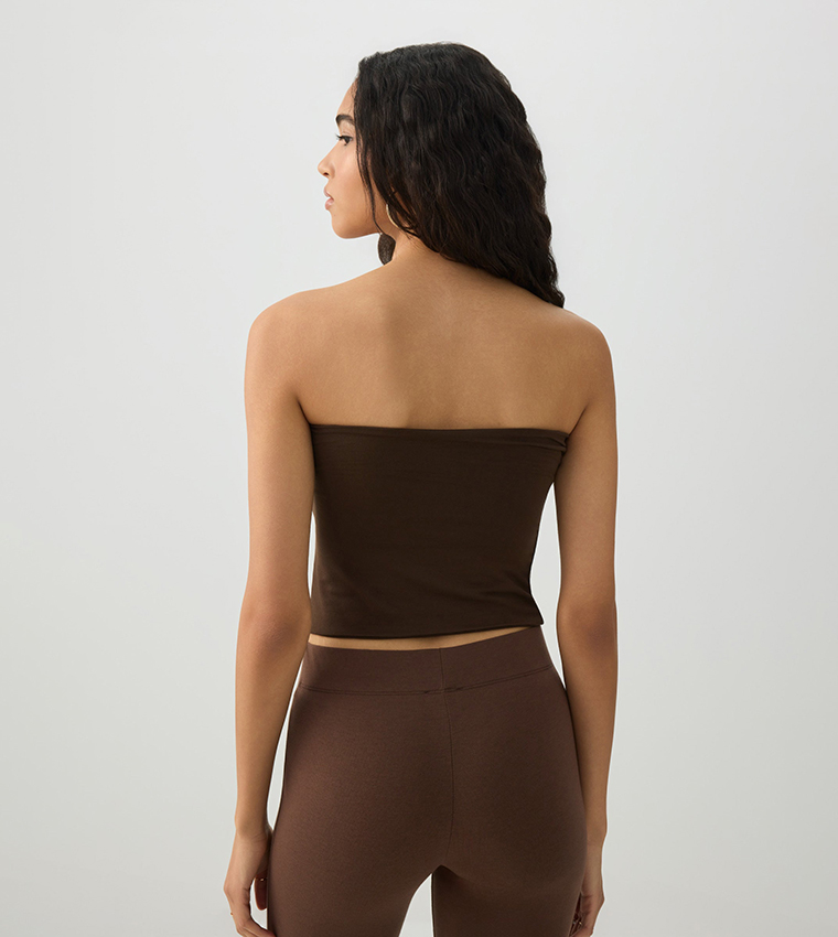 اردين  توبات قصيرة - بني  Cropped Tops