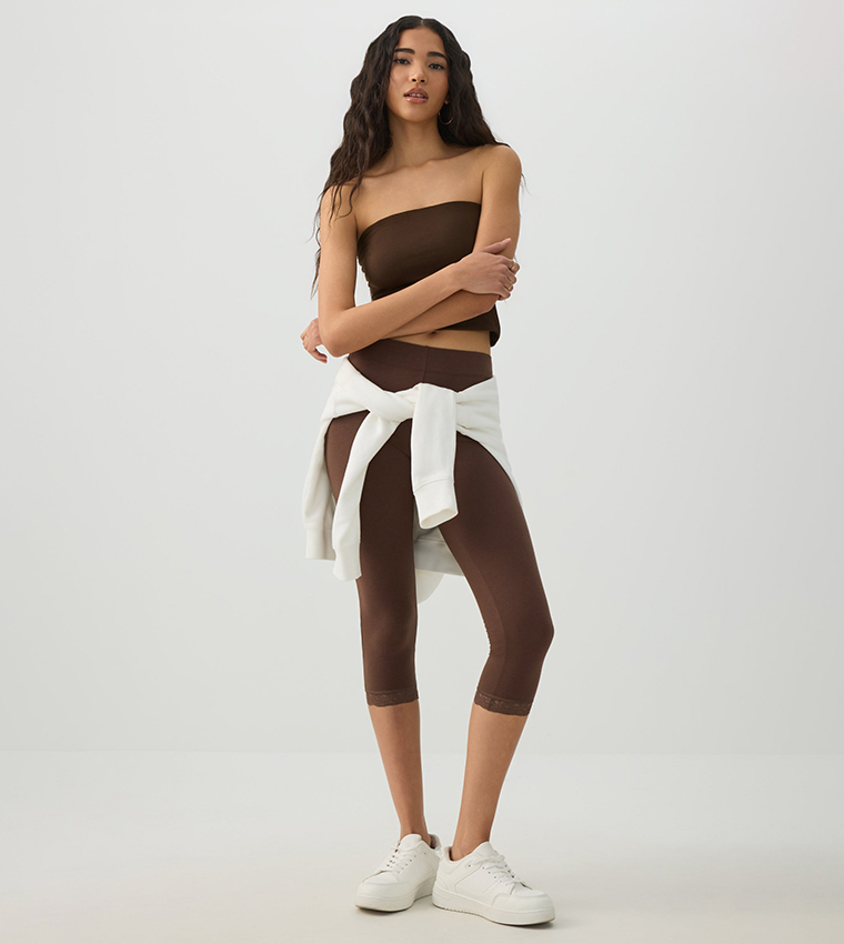 اردين  توبات قصيرة - بني  Cropped Tops