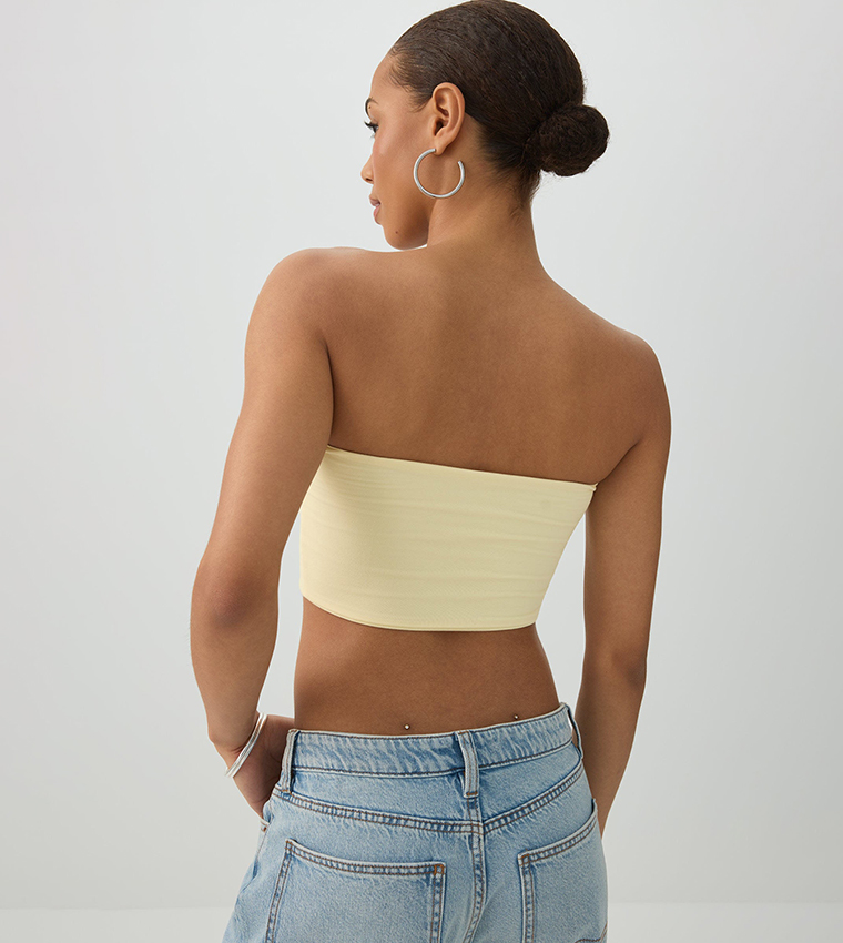 Ardene  Cropped Tops - Yellow Cropped Tops