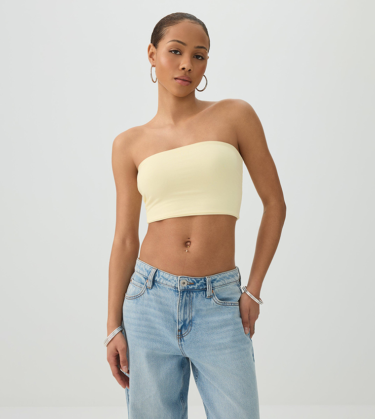 Ardene  Cropped Tops - Yellow Cropped Tops