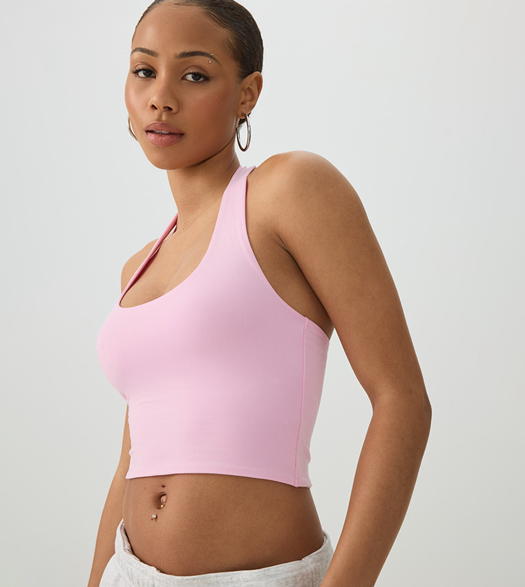 Ardene  Cropped Tops - Pink Cropped Tops