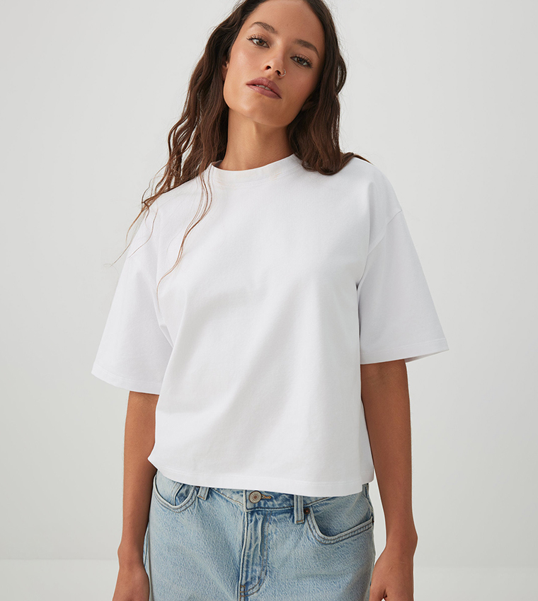 اردين  تيشيرتات  كم قصير  - أبيض Short Sleeve T-Shirts