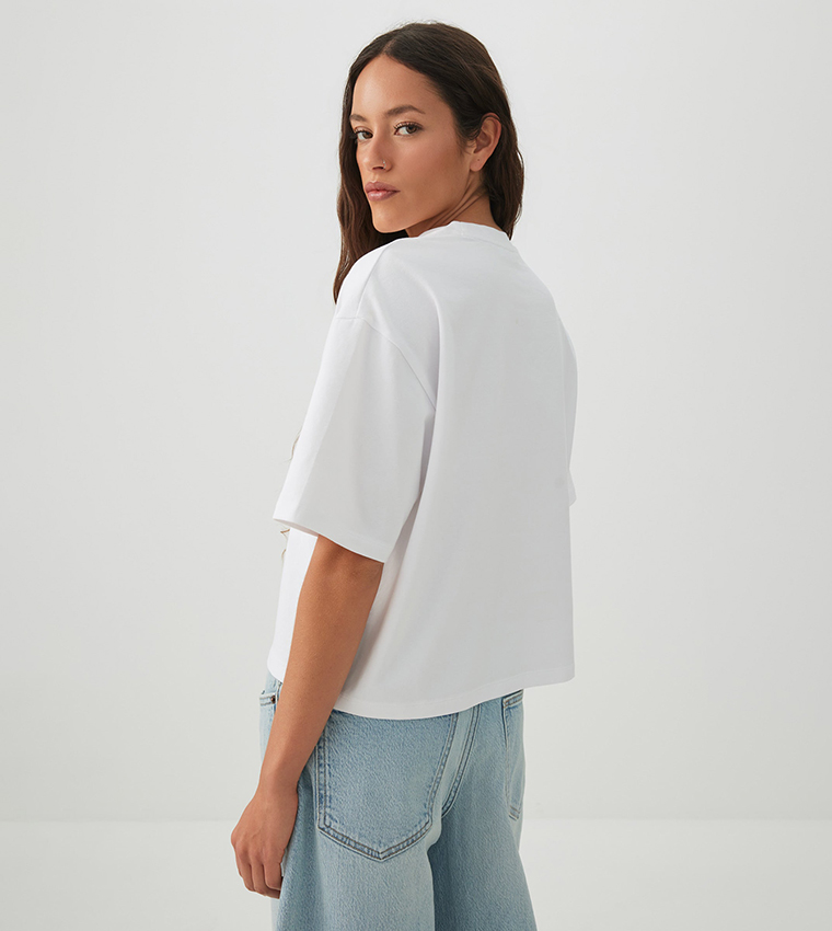 اردين  تيشيرتات  كم قصير  - أبيض Short Sleeve T-Shirts