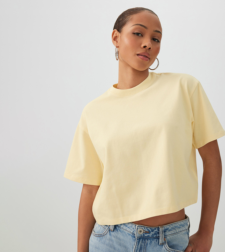 اردين  تيشيرتات  كم قصير  - أصفر Short Sleeve T-Shirts