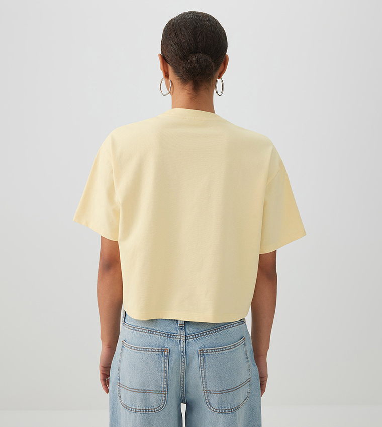 اردين  تيشيرتات  كم قصير  - أصفر Short Sleeve T-Shirts