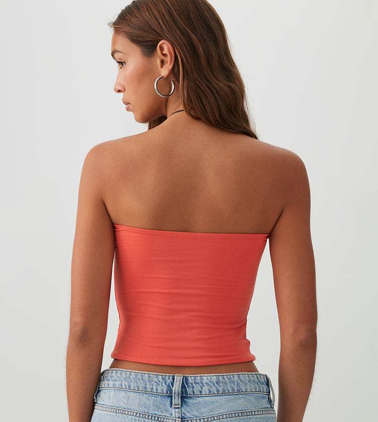اردين  توبات بلا أكمام  - برتقالي  Sleeveless Tops