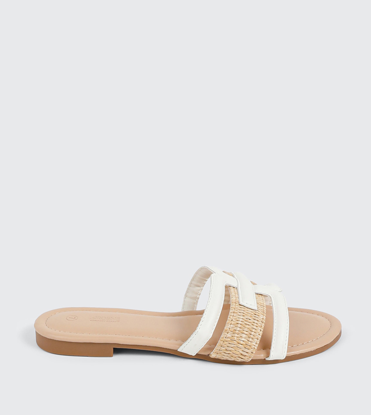 اردين  الصنادل المسطحة - بيج Flat Sandals