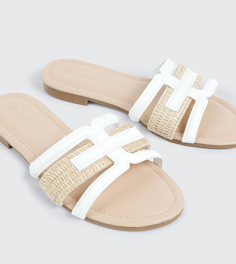 اردين  الصنادل المسطحة - بيج Flat Sandals