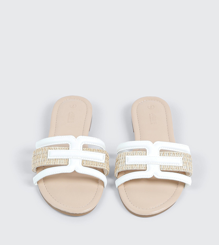 اردين  الصنادل المسطحة - بيج Flat Sandals