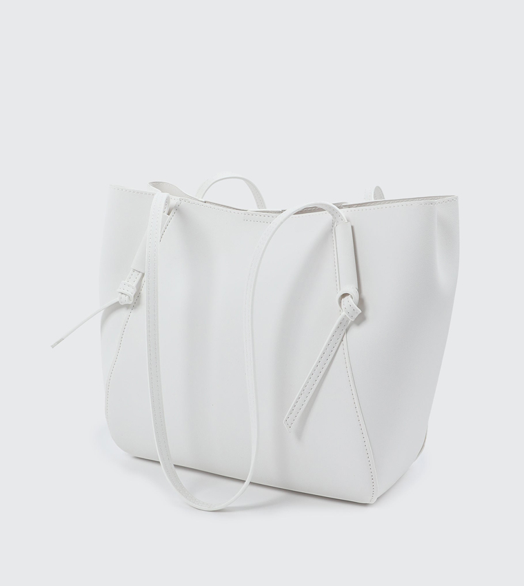 Faux Leather Shoulder Bag