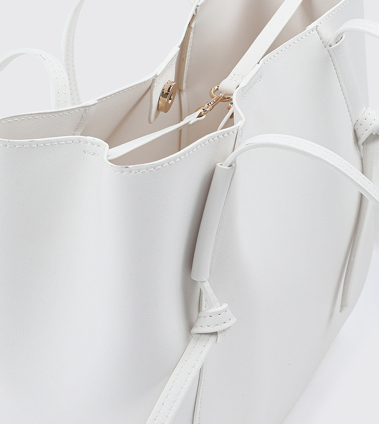 Faux Leather Shoulder Bag