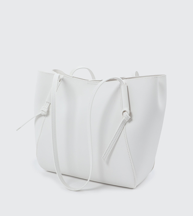 Faux Leather Shoulder Bag