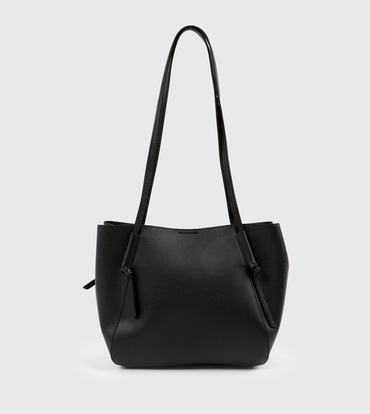 Faux Leather Shoulder Bag