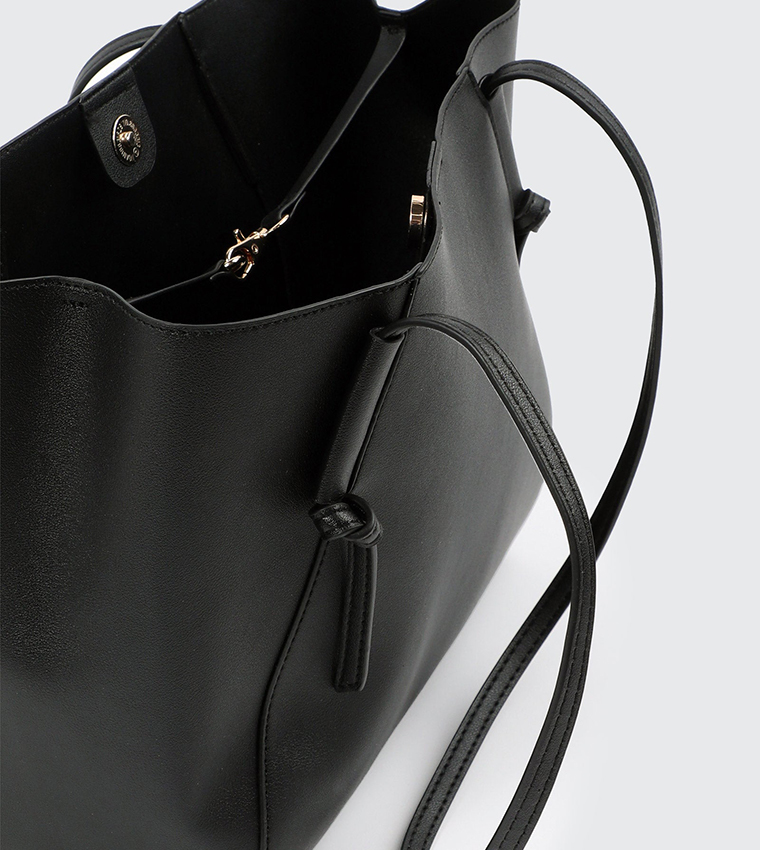 Faux Leather Shoulder Bag