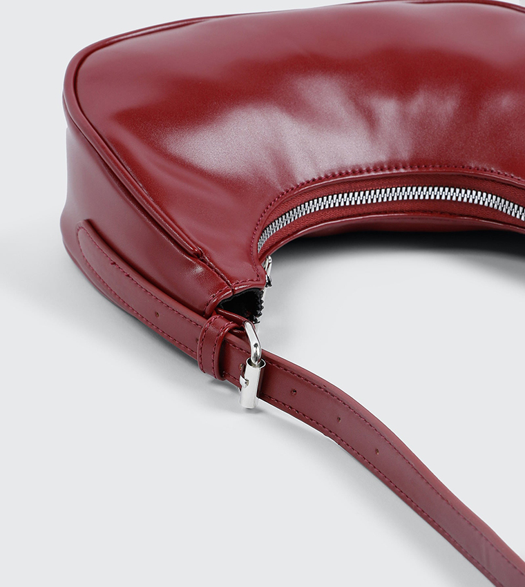 Faux Leather Shoulder Bag