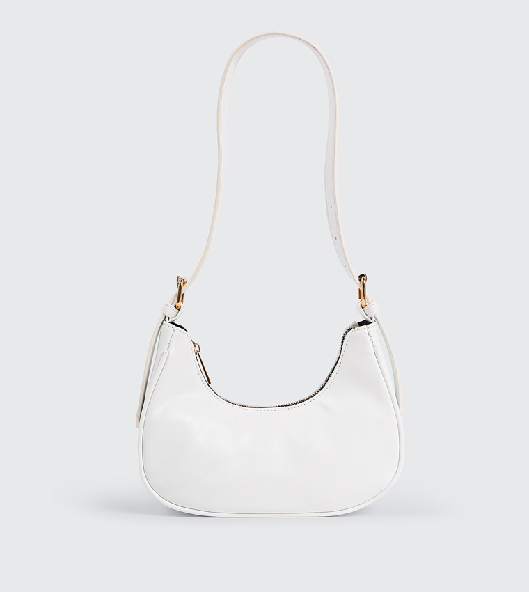 Faux Leather Shoulder Bag
