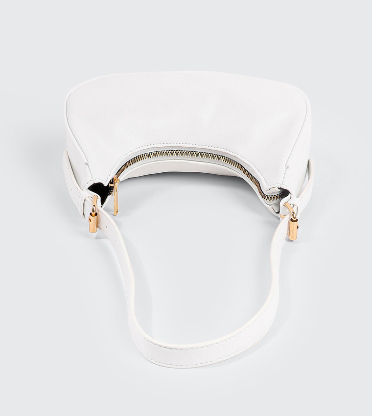 Faux Leather Shoulder Bag