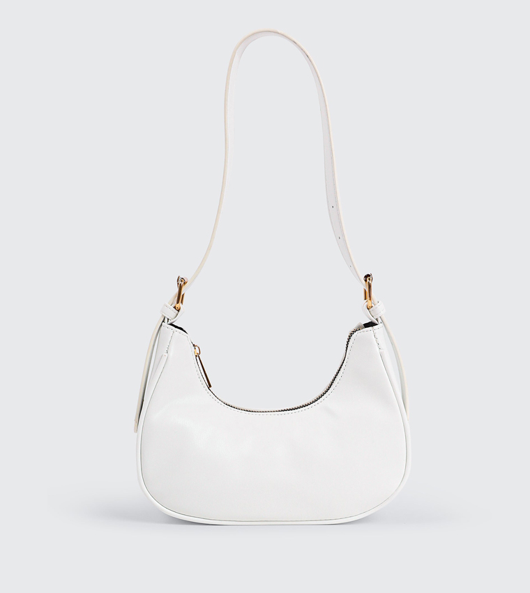 Faux Leather Shoulder Bag