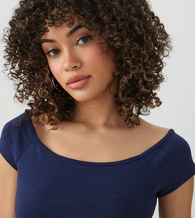 Ardene  Cropped Tops - Dark Blue Cropped Tops