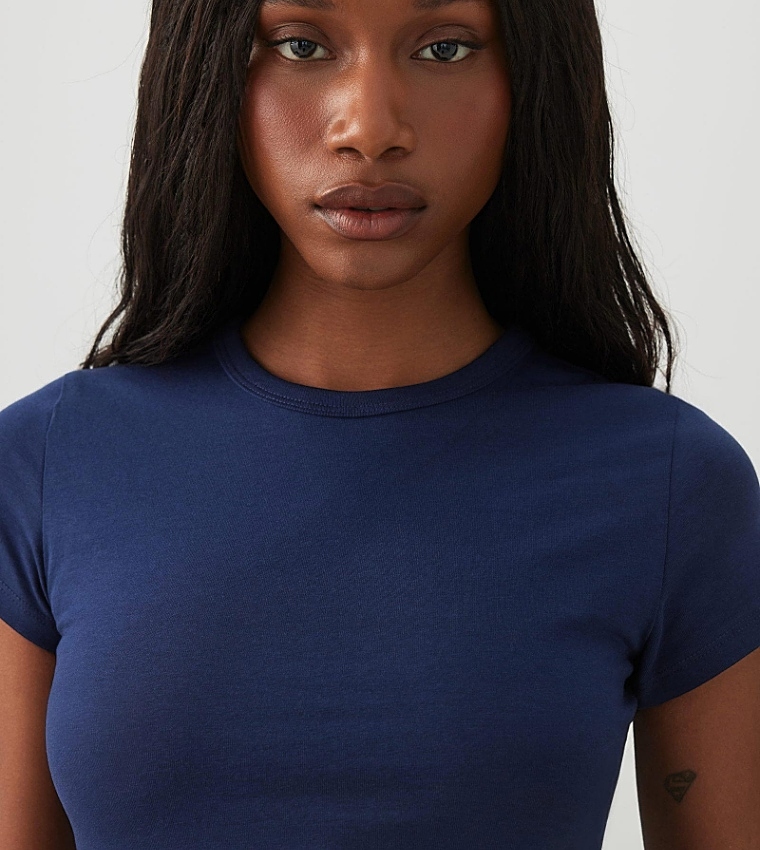اردين  تيشيرتات  كم قصير  - أزرق غامق  Short Sleeve T-Shirts