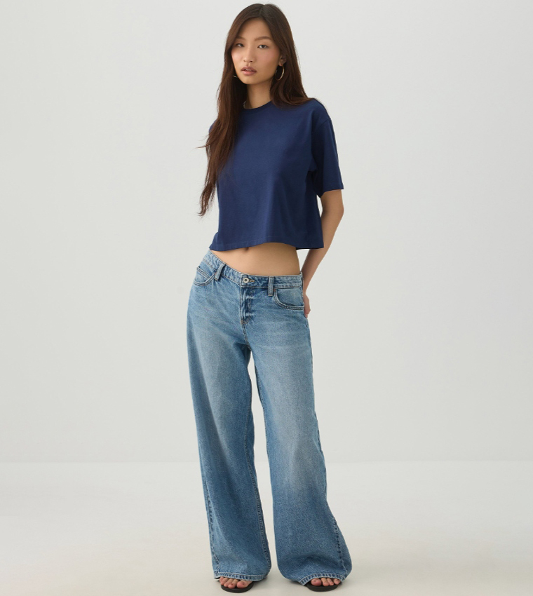 BASICORE™ Boxy Cropped T-Shirt