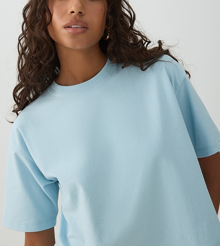 اردين  تيشيرتات  كم قصير  - أزرق فاتح Short Sleeve T-Shirts