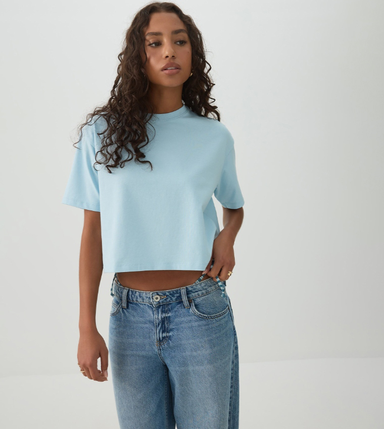 اردين  تيشيرتات  كم قصير  - أزرق فاتح Short Sleeve T-Shirts