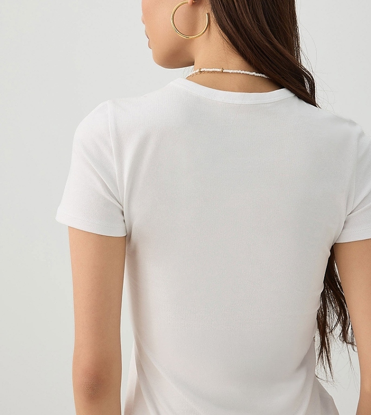 BASICORE™ Solid Cropped T-Shirt