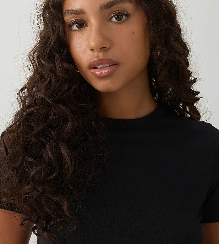 BASICORE™ Solid Cropped T-Shirt