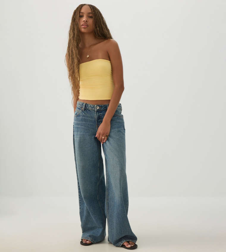 Smoothcore™ Solid Ruched Tube Top