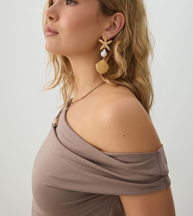 اردين  توبات قصيرة - بني  Cropped Tops