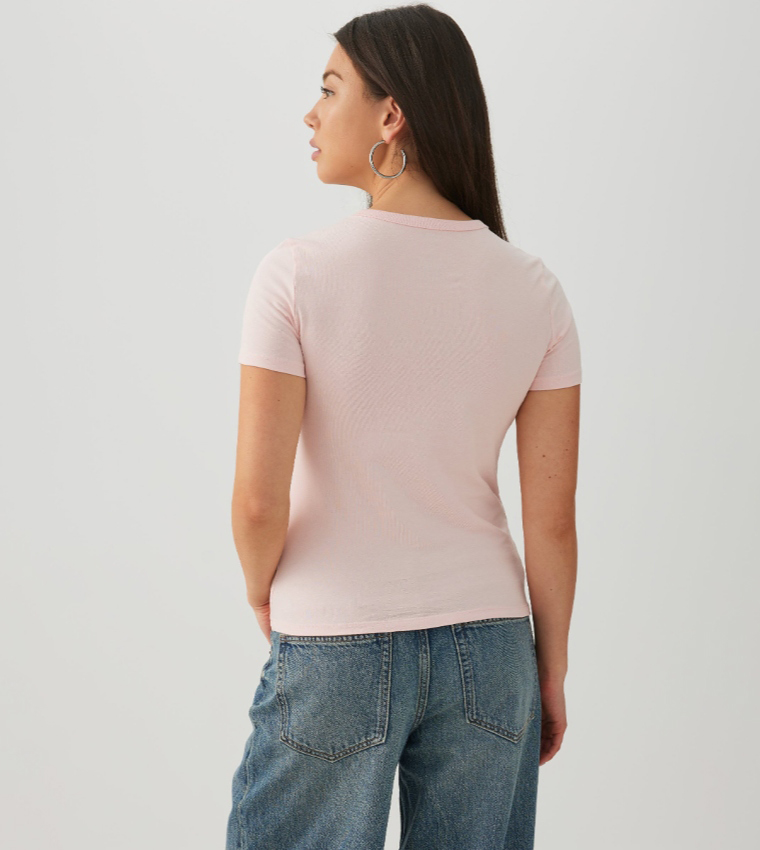 اردين  تيشيرتات  كم قصير  - وردي Short Sleeve T-Shirts