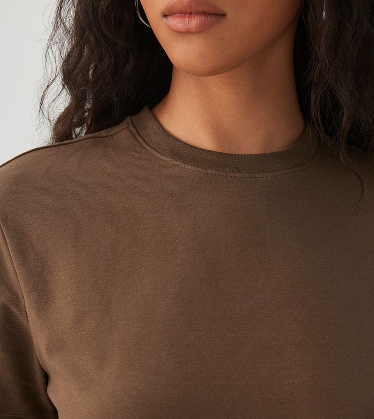 Ardene  Casual T-Shirts - Brown Casual T-Shirts