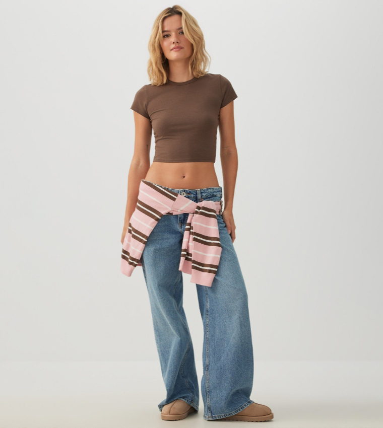 اردين  توبات قصيرة - بني  Cropped Tops