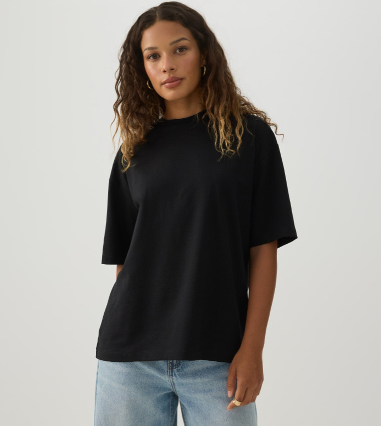 Ardene  Short Sleeve T-Shirts - BLACK Short Sleeve T-Shirts