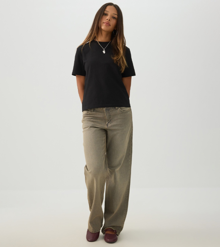 Ardene  Short Sleeve T-Shirts - BLACK Short Sleeve T-Shirts