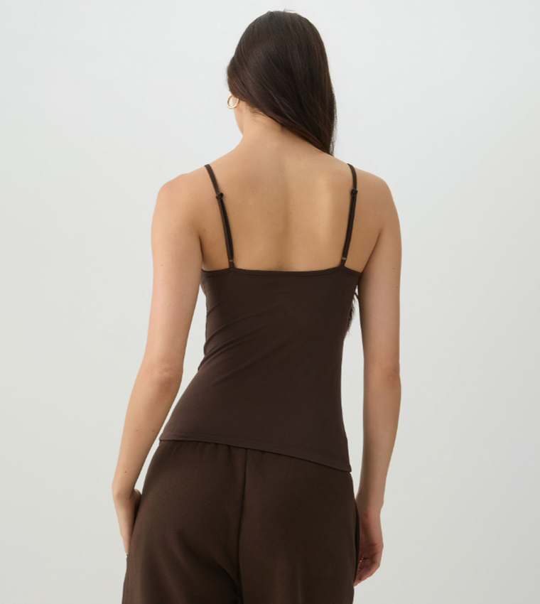 اردين  توبات بلا أكمام  - بني  Sleeveless Tops