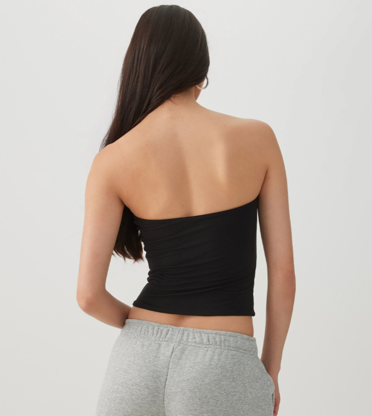اردين  توبات قصيرة - أسود Cropped Tops