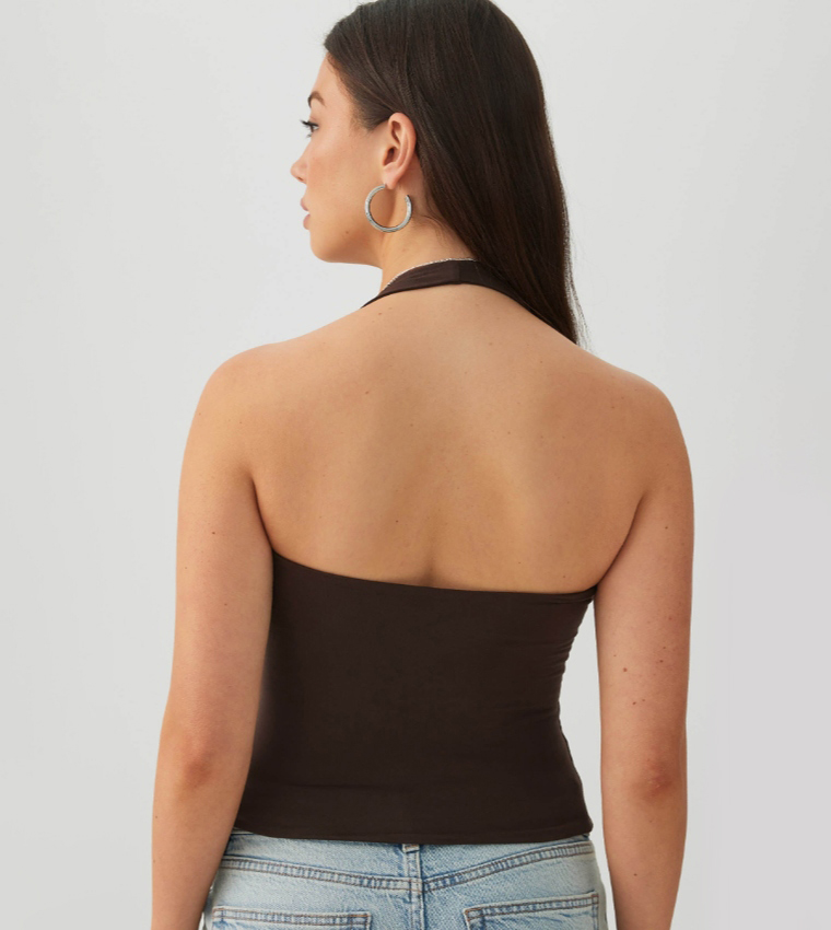 Ardene  Cropped Tops - Brown Cropped Tops