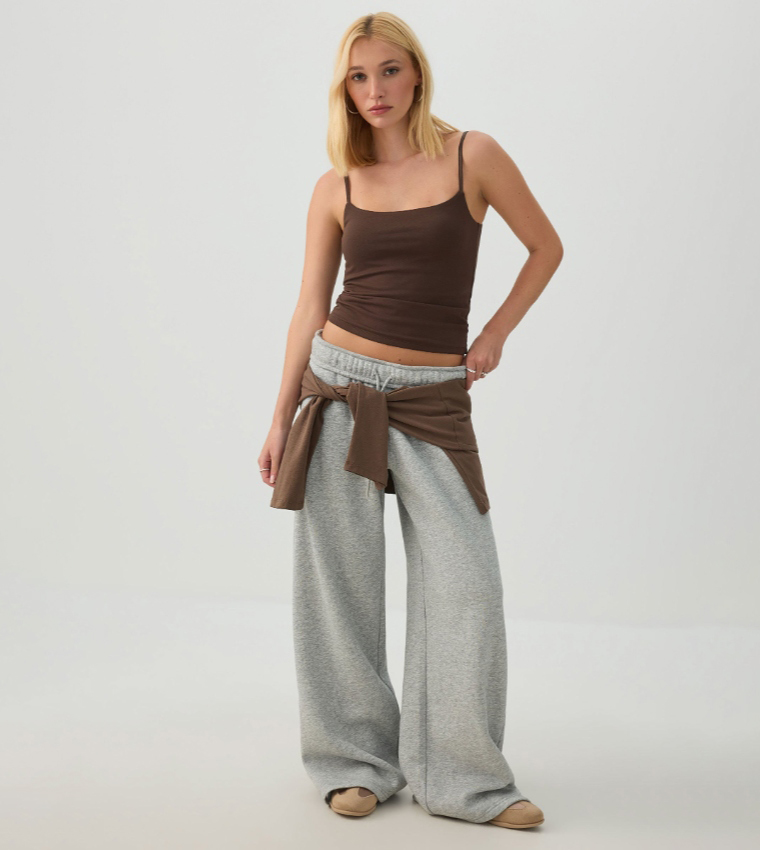 Ardene  Sleeveless Tops - Brown Sleeveless Tops