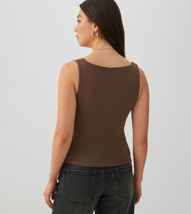 اردين  توبات بلا أكمام  - بني  Sleeveless Tops
