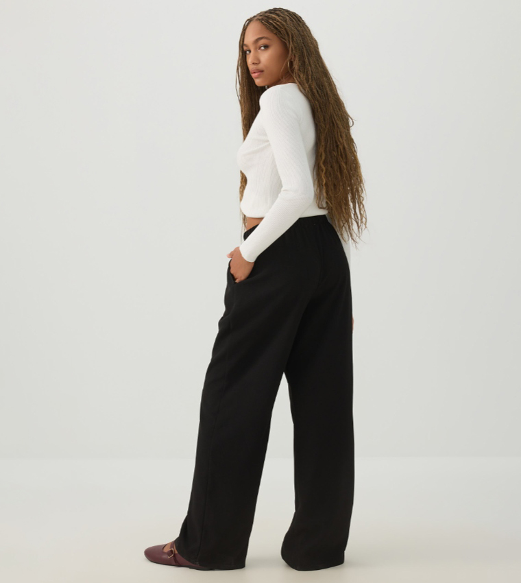 Ardene  Casual Pants - BLACK Casual Pants