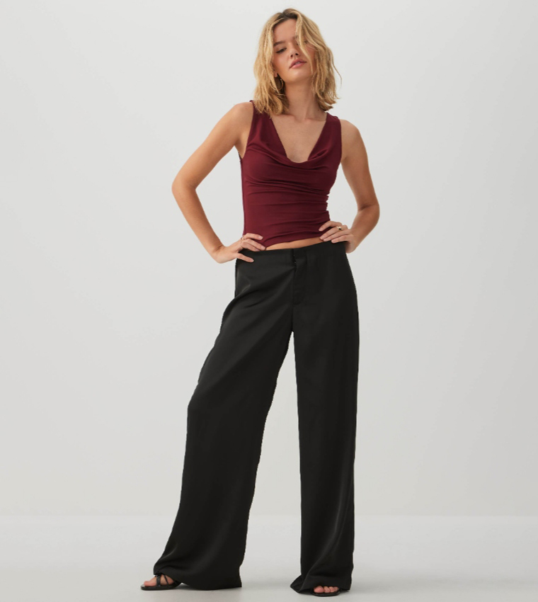 Ardene  Casual Pants - BLACK Casual Pants