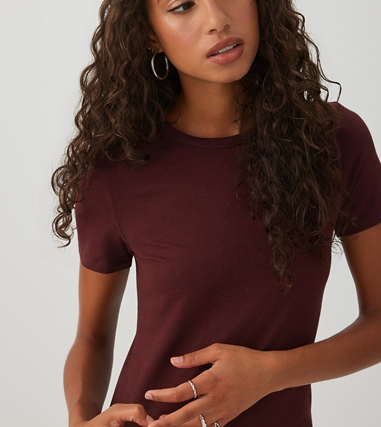 BASICORE™ Solid Crew Neck Slim Fit T-Shirt