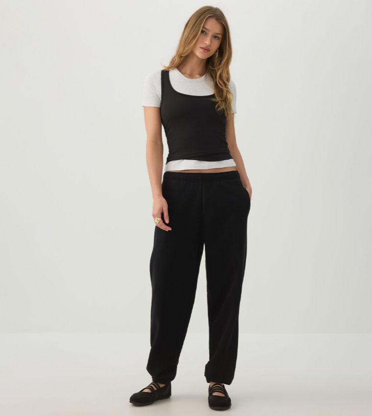 BASICORE™ Solid Crew Neck Slim Fit T-Shirt