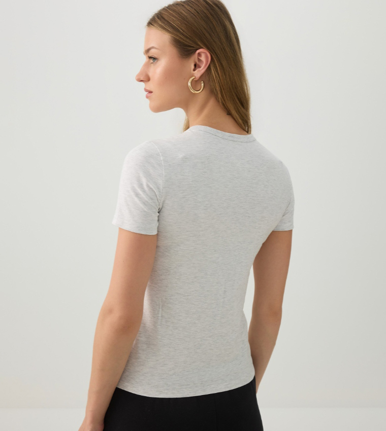 BASICORE™ Solid Crew Neck Slim Fit T-Shirt