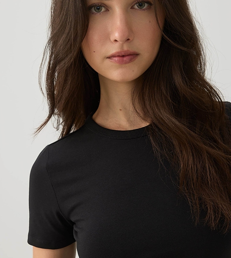 Ardene  Short Sleeve T-Shirts - BLACK Short Sleeve T-Shirts